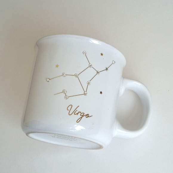 Virgo Astrological Jeweled Bling Coffe Mug - Picture 2 of 7